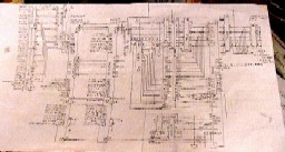 Click for a bigger picture,schematic of the alarm board driving the wyse 50 display
