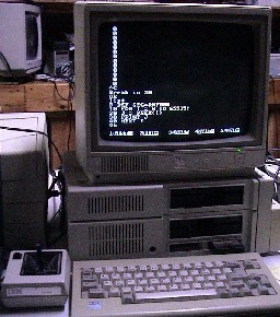 IBM PC Jr with Joystick, Click for a bigger picture